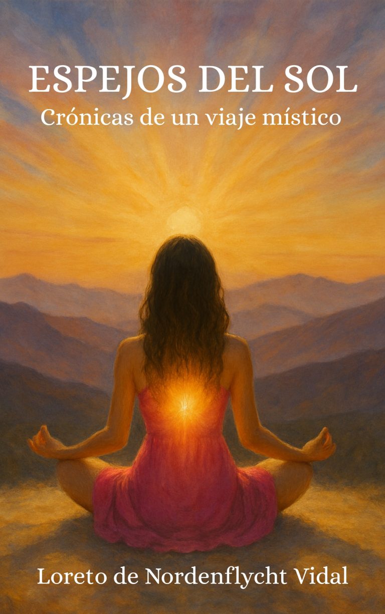 Portada del libro Espejos del Sol, crónicas de un viaje místico, de Loreto de Nordenflycht